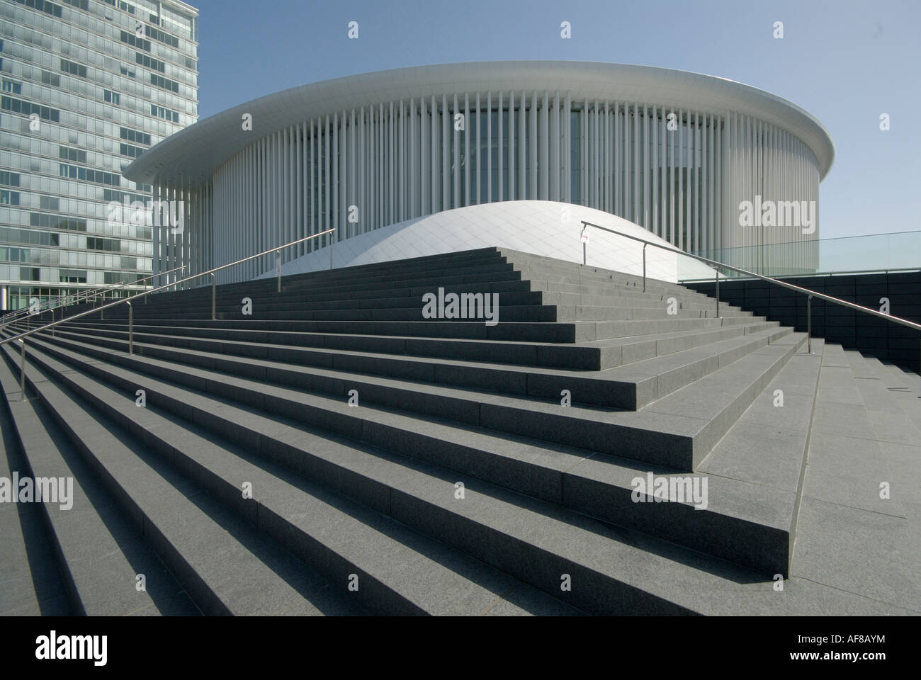 Luxembourg city, Kirchberg, Philharmonie, Luxembourg, Europe Stock Photo