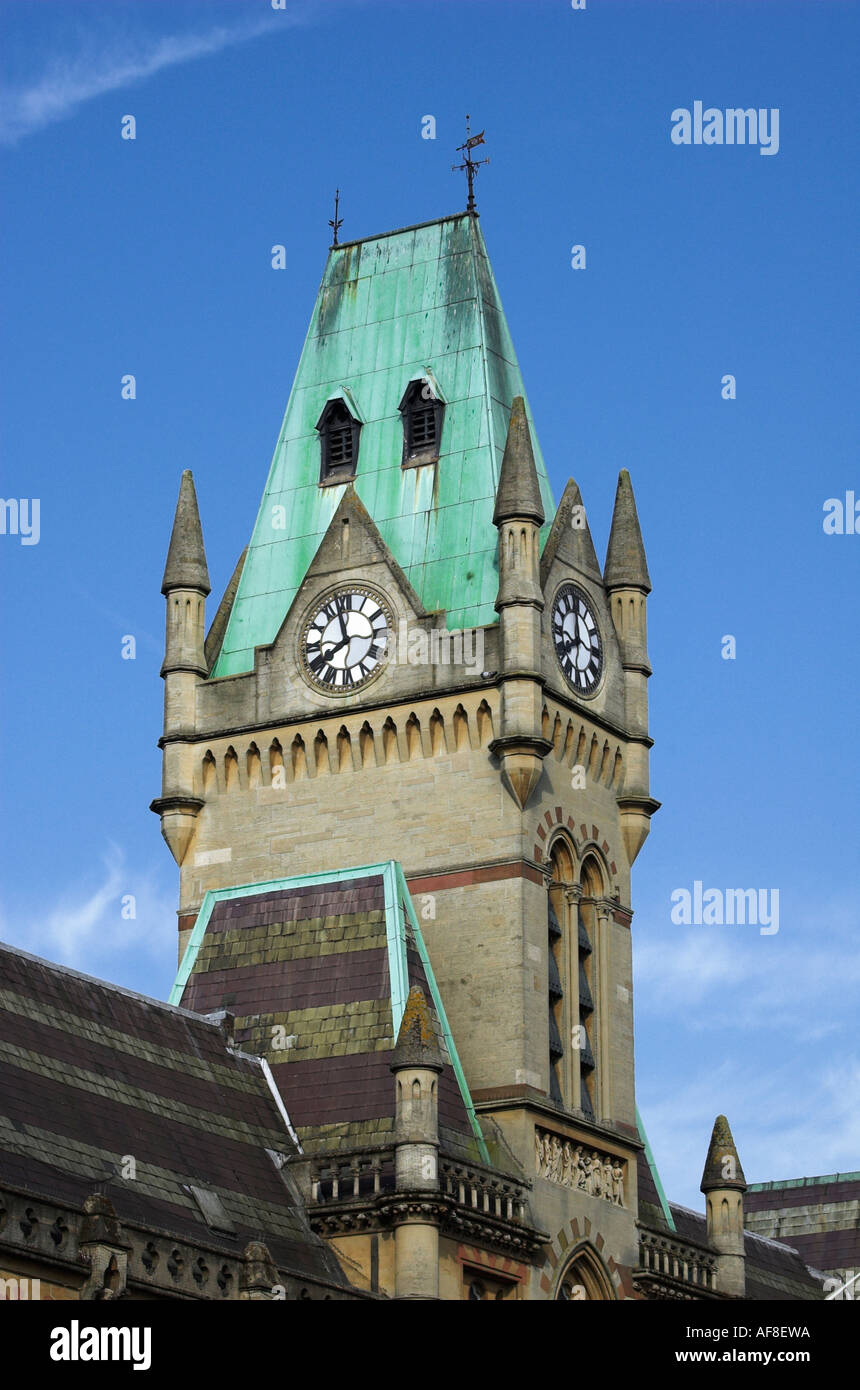 Clock tower of Winchester Guildhall Hampshire England Stock Photo Alamy