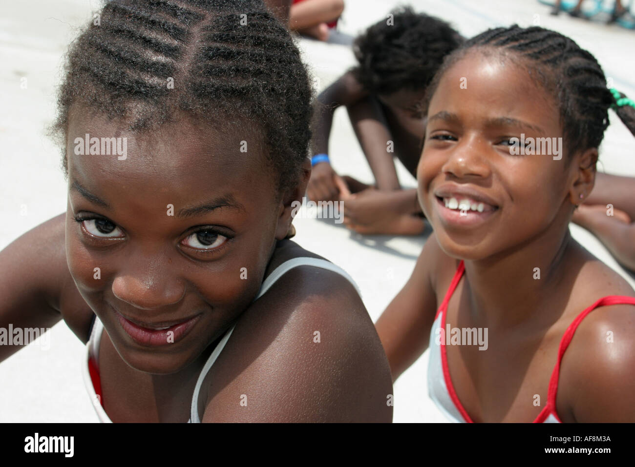 Florida Fl South Miami Hadley Park Miami Dade County Parks Summer Camp Program Swimming Black Blacks African Africans Ethnic Ethnics Minority M Stock Photo Alamy