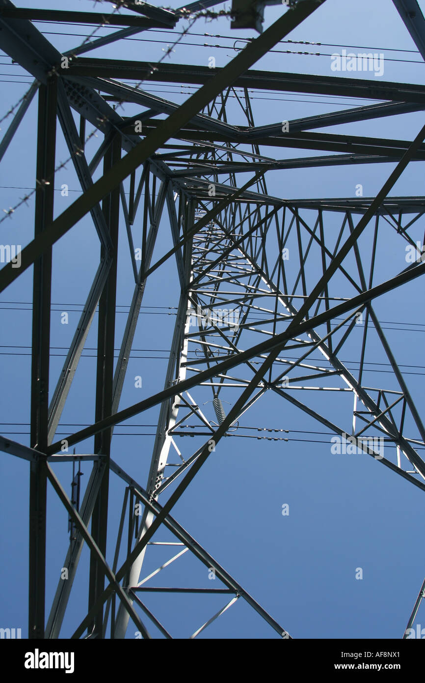 electricity pylons Stock Photo Alamy