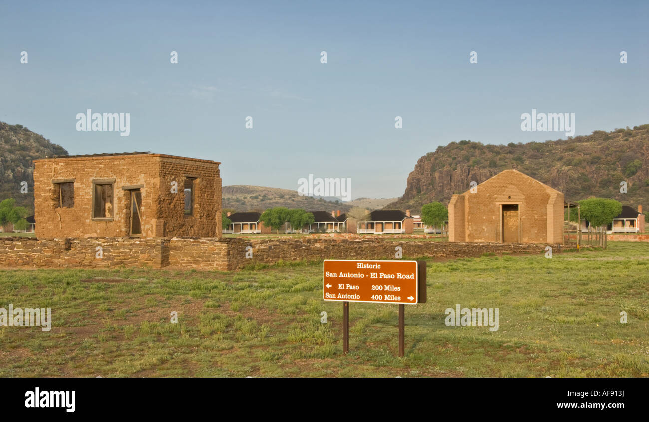 Fort davis national historic site hires stock photography and images