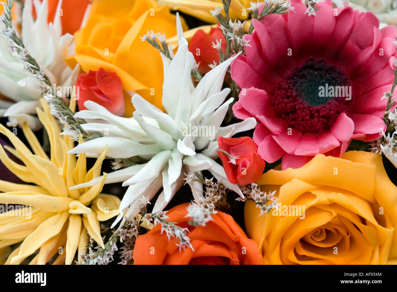 sugar craft flowers Stock Photo Alamy