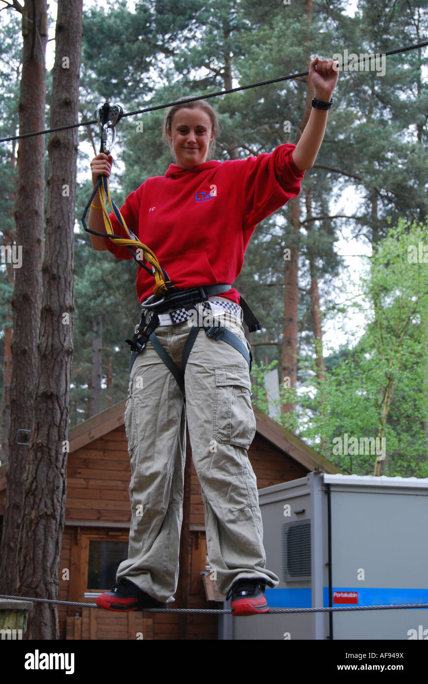 Go Ape High Ropes Forest Adventure Course Bracknell Berkshire England United Kingdom Stock Photo Alamy Go Ape High Ropes Forest Adventure Course Bracknell Berkshire England United Kingdom Stock Photo Alamy
