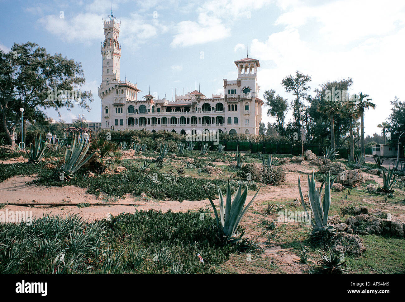 The Montaza Palace Alexandria Egypt This was once King Farouk s Palace Stock Photo