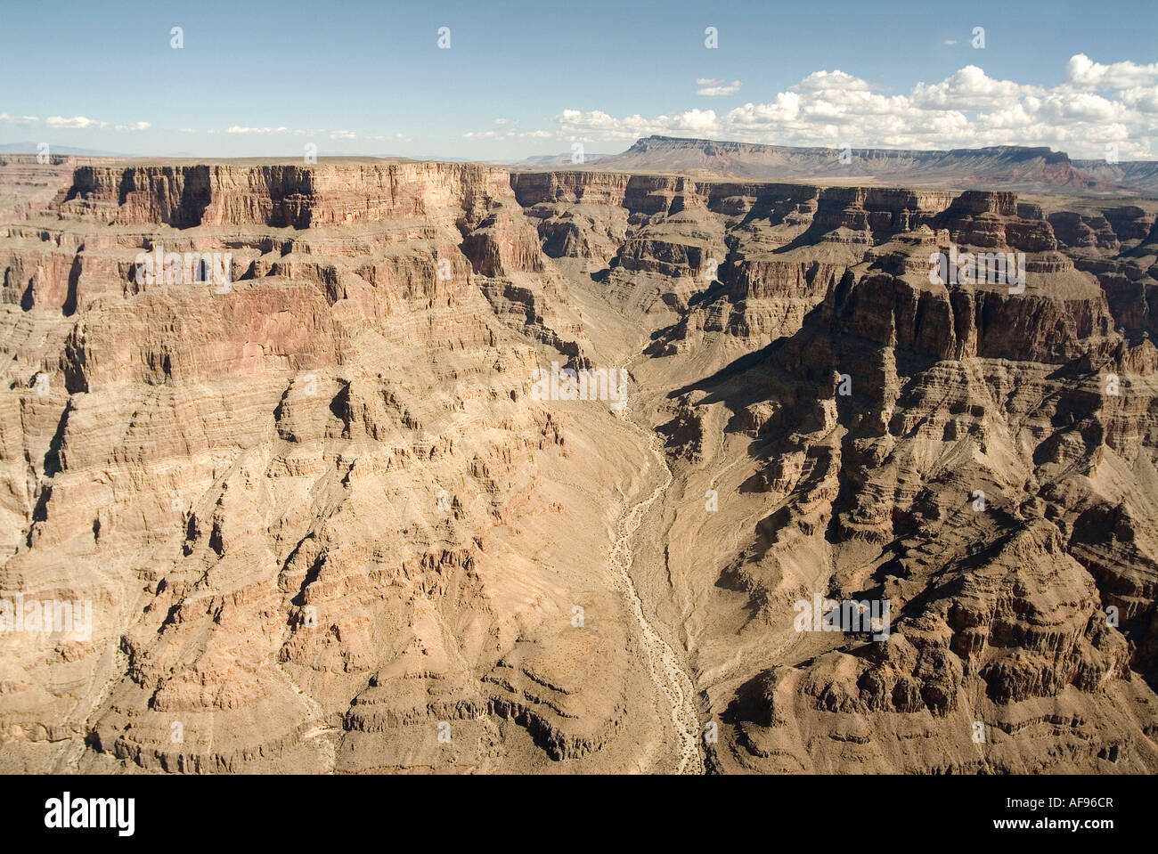 Aerial view of Grand Canyon National Park (added to the Unesco's World Heritage List in 1979). Arizona State. USA Stock Photo