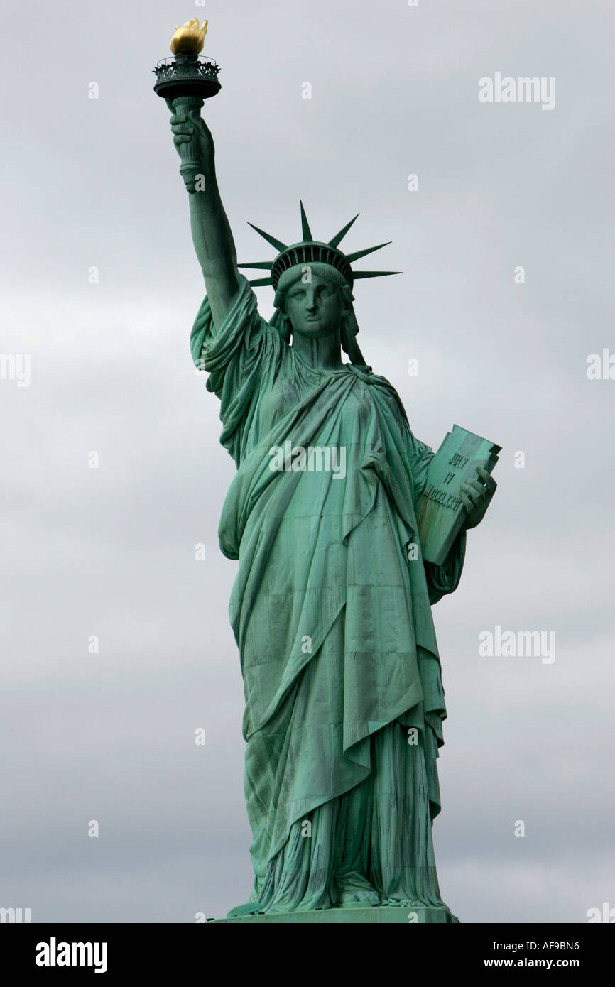 Statue of Liberty national monument liberty island new york city new york USA Stock Photo