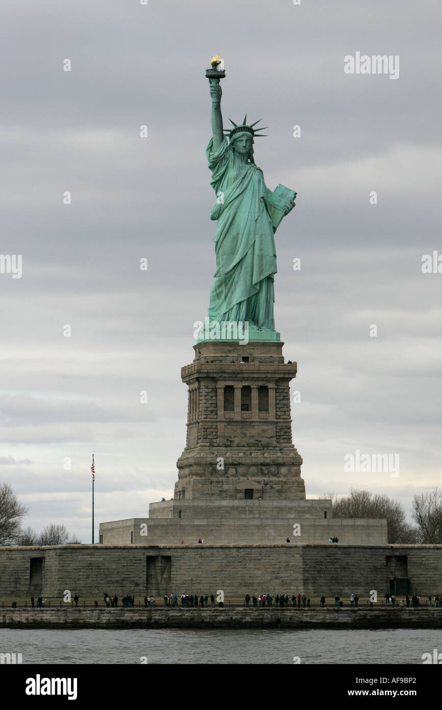 Statue of Liberty national monument liberty island new york city new york USA Stock Photo