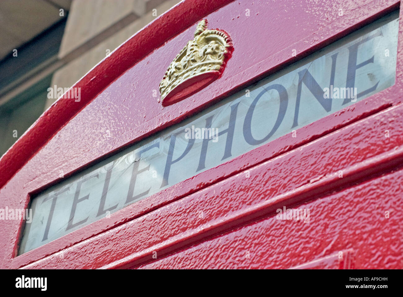 Red Telephone Box in London Stock Photo Alamy