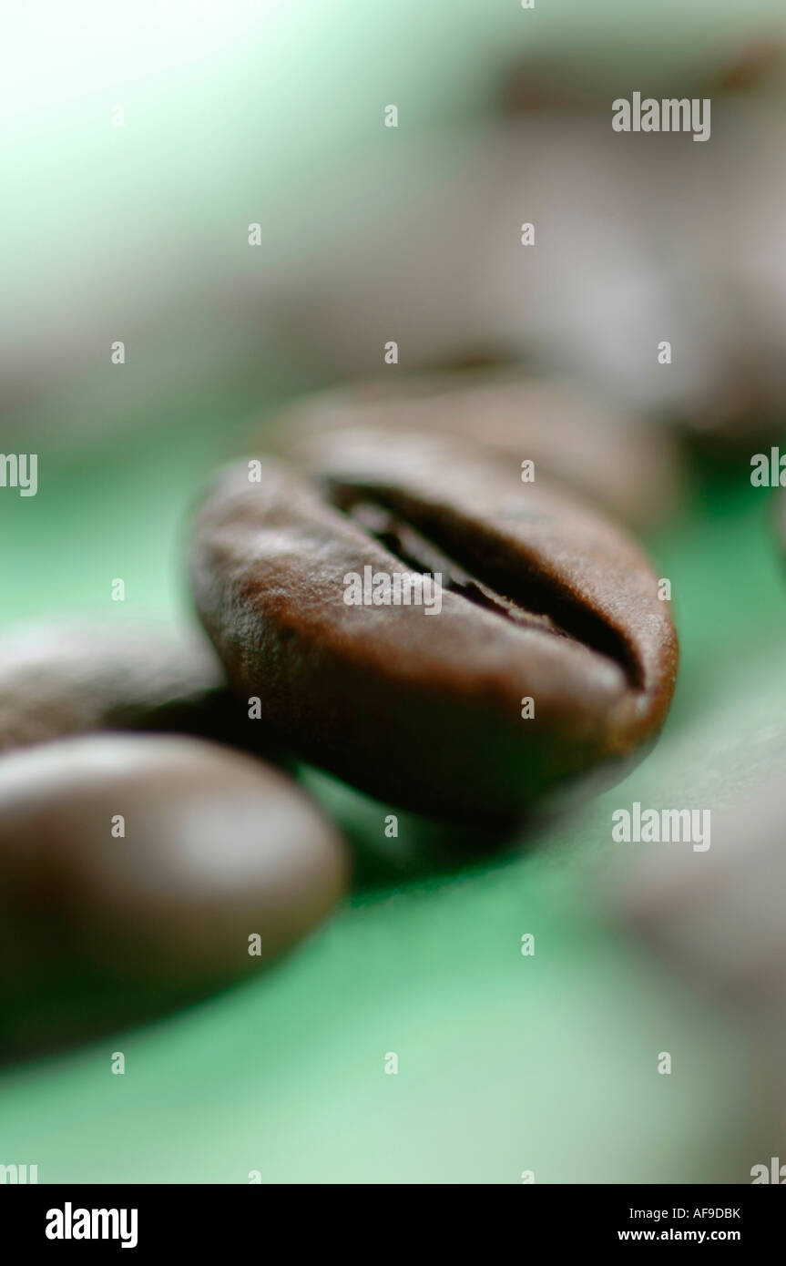 Roasted coffee beans, closeup Stock Photo Alamy