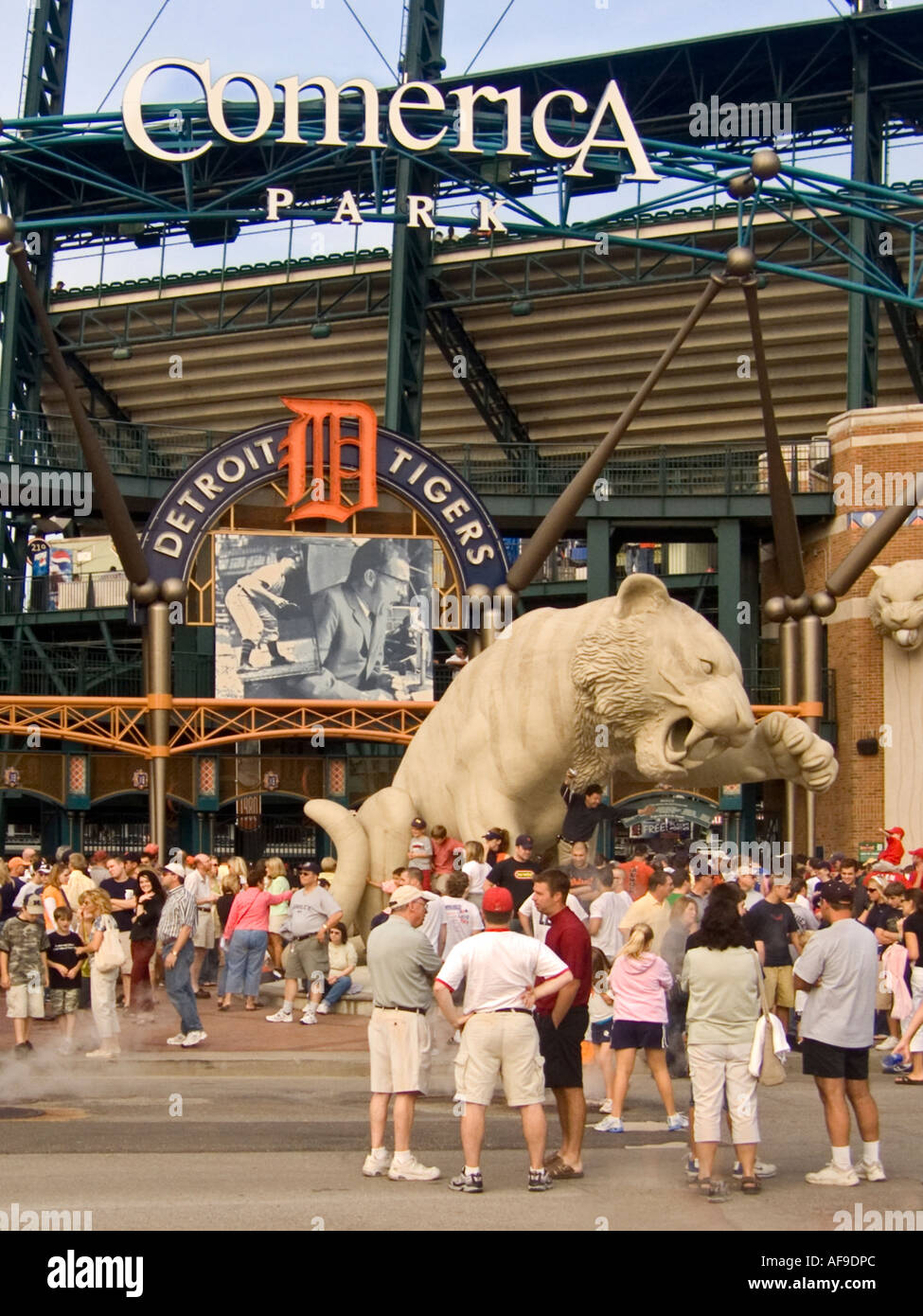 Comerica park statue hi-res stock photography and images - Alamy