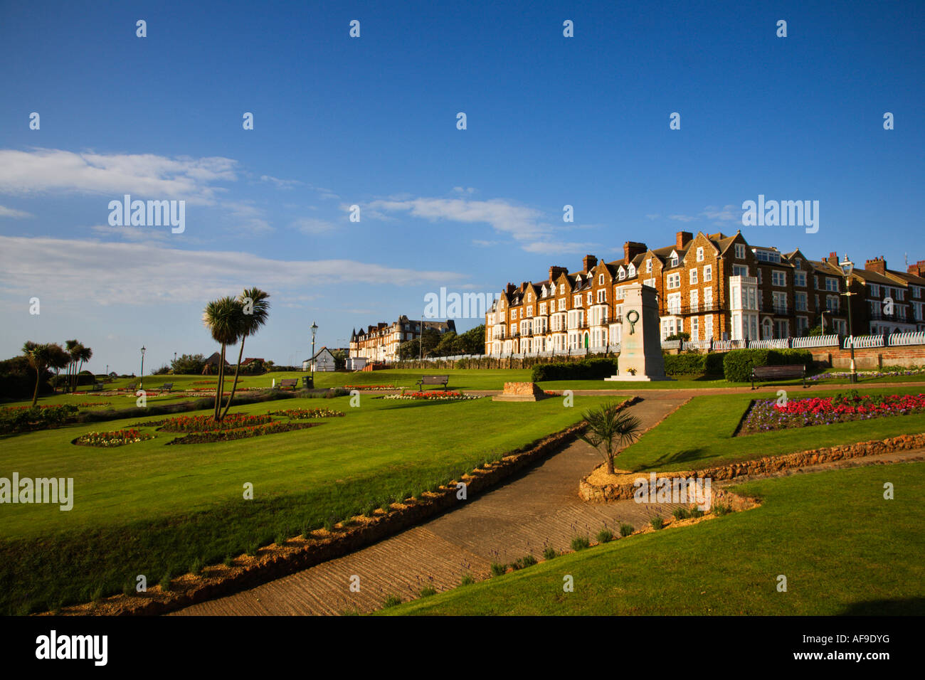 Hunstanton town esplanade gardens hunstanton hires stock photography
