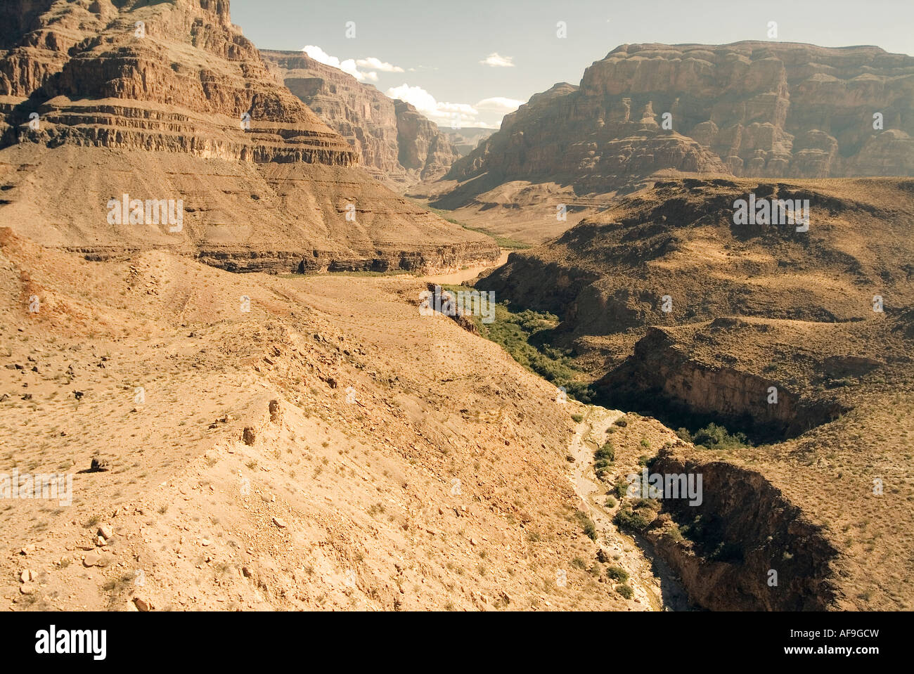 Aerial view of Grand Canyon National Park. Arizona State. USA Stock Photo