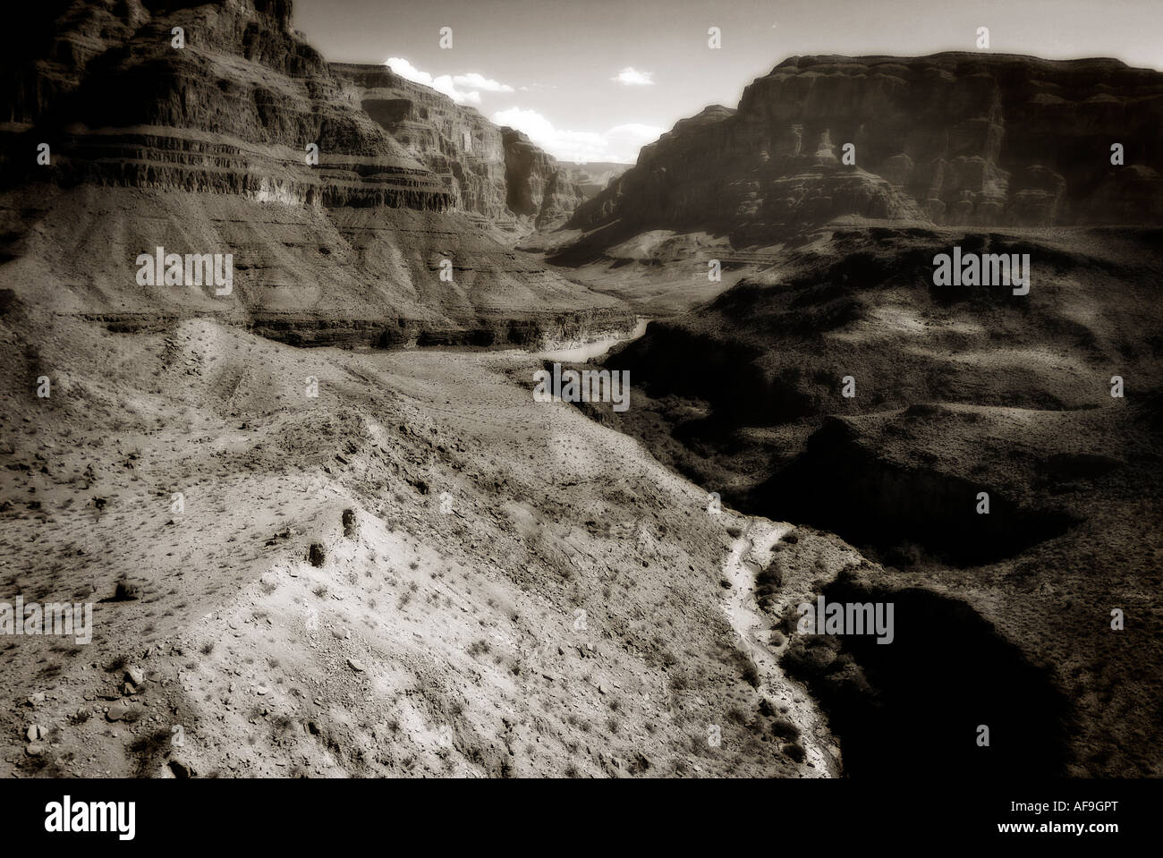 Aerial view of Grand Canyon National Park. Arizona State. USA Stock Photo
