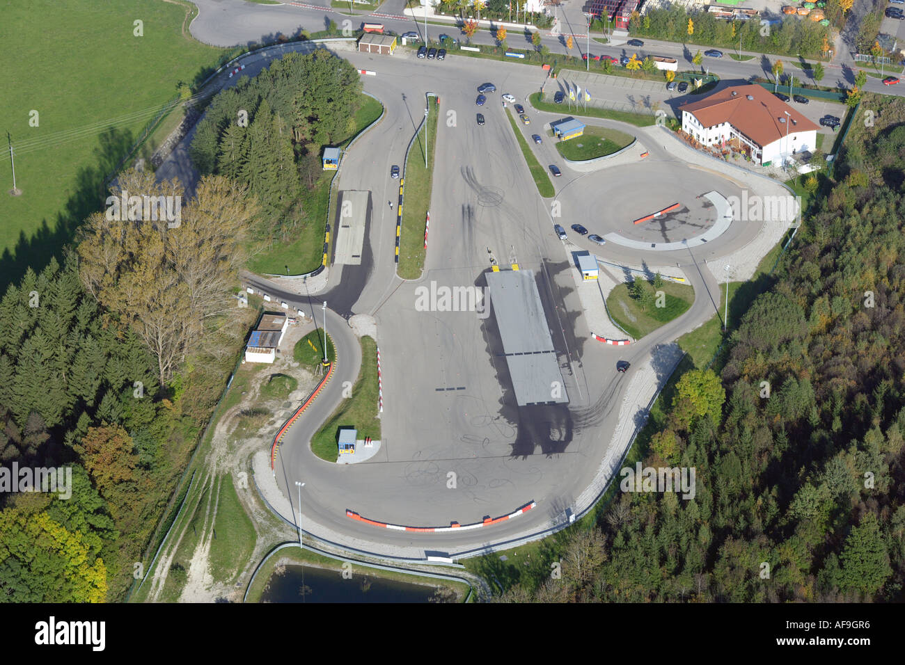 Aerial view of the ADAC driving safety centre in Haltern-Stadt in Haltern  am See in the Ruhr area in North Rhine-Westphalia, Germany, Berghaltern, DE  Stock Photo - Alamy