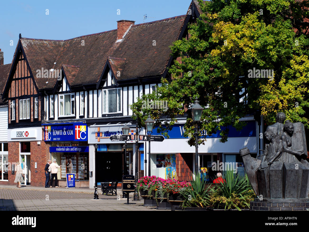 Victoria Square, Droitwich, Worcestershire, England, UK Stock Photo Alamy