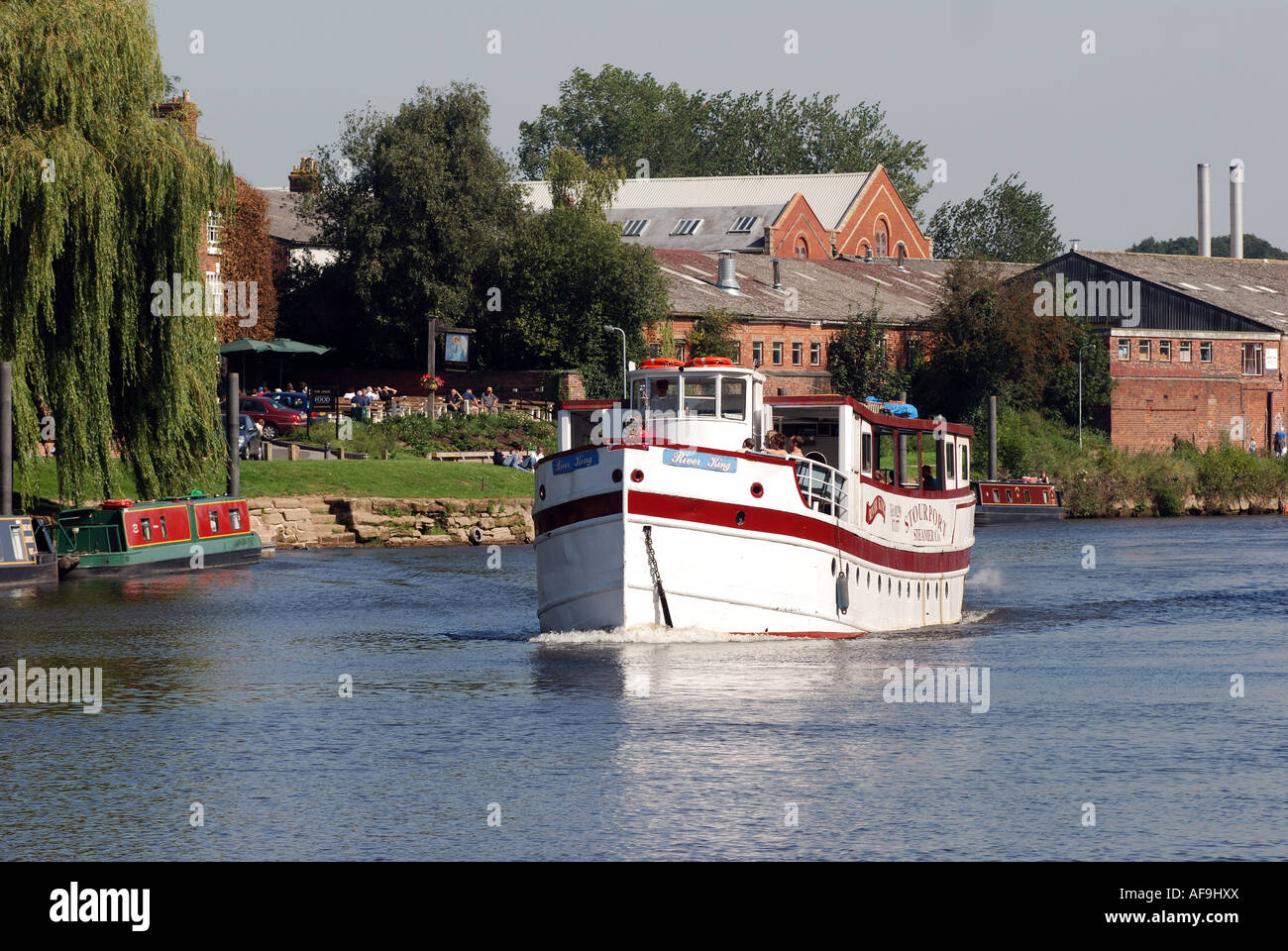River King trip boat on River Severn, Stourport on Severn