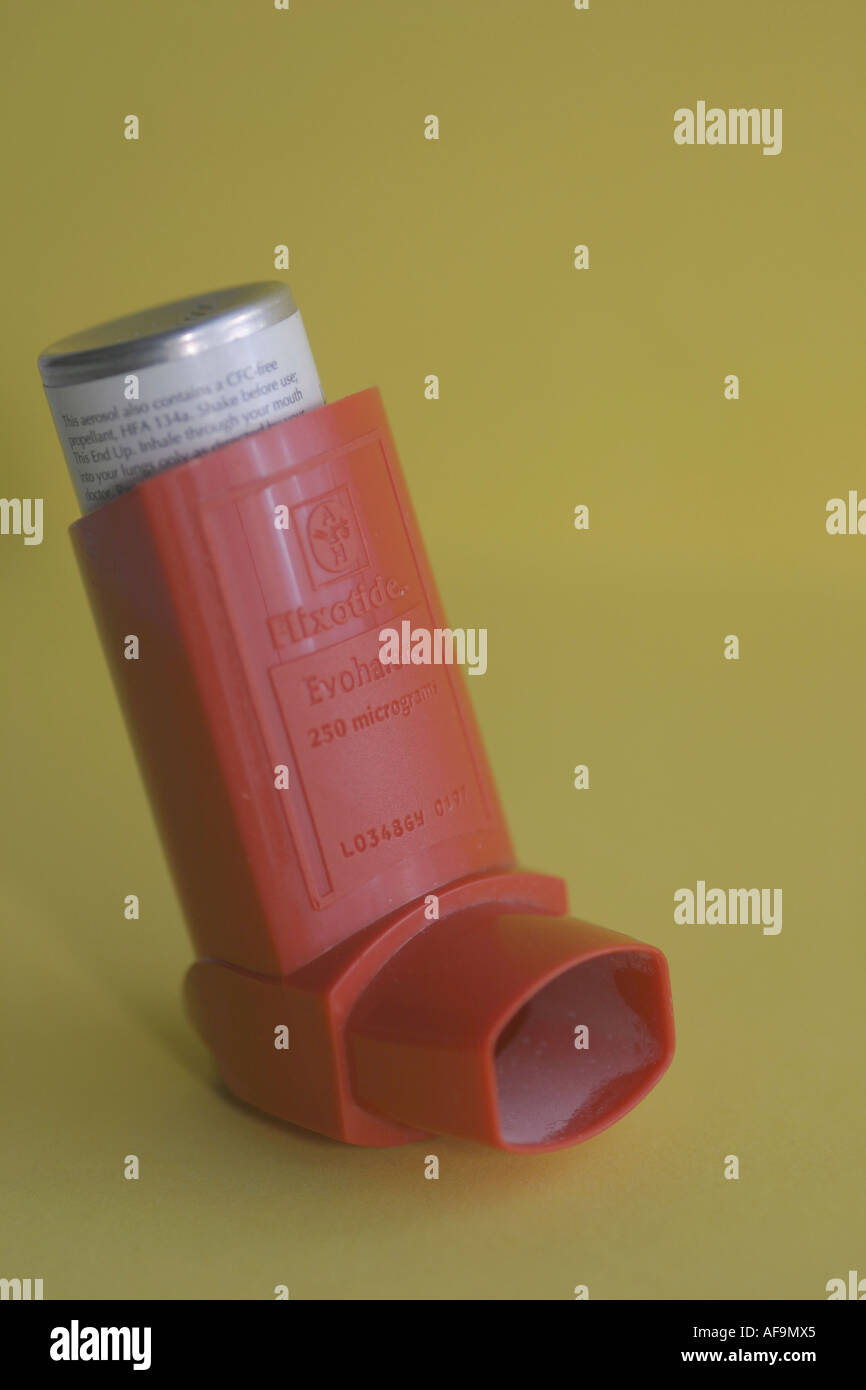 A Stock Photograph of a Asthmatic Inhaler Ventolin Stock Photo Alamy