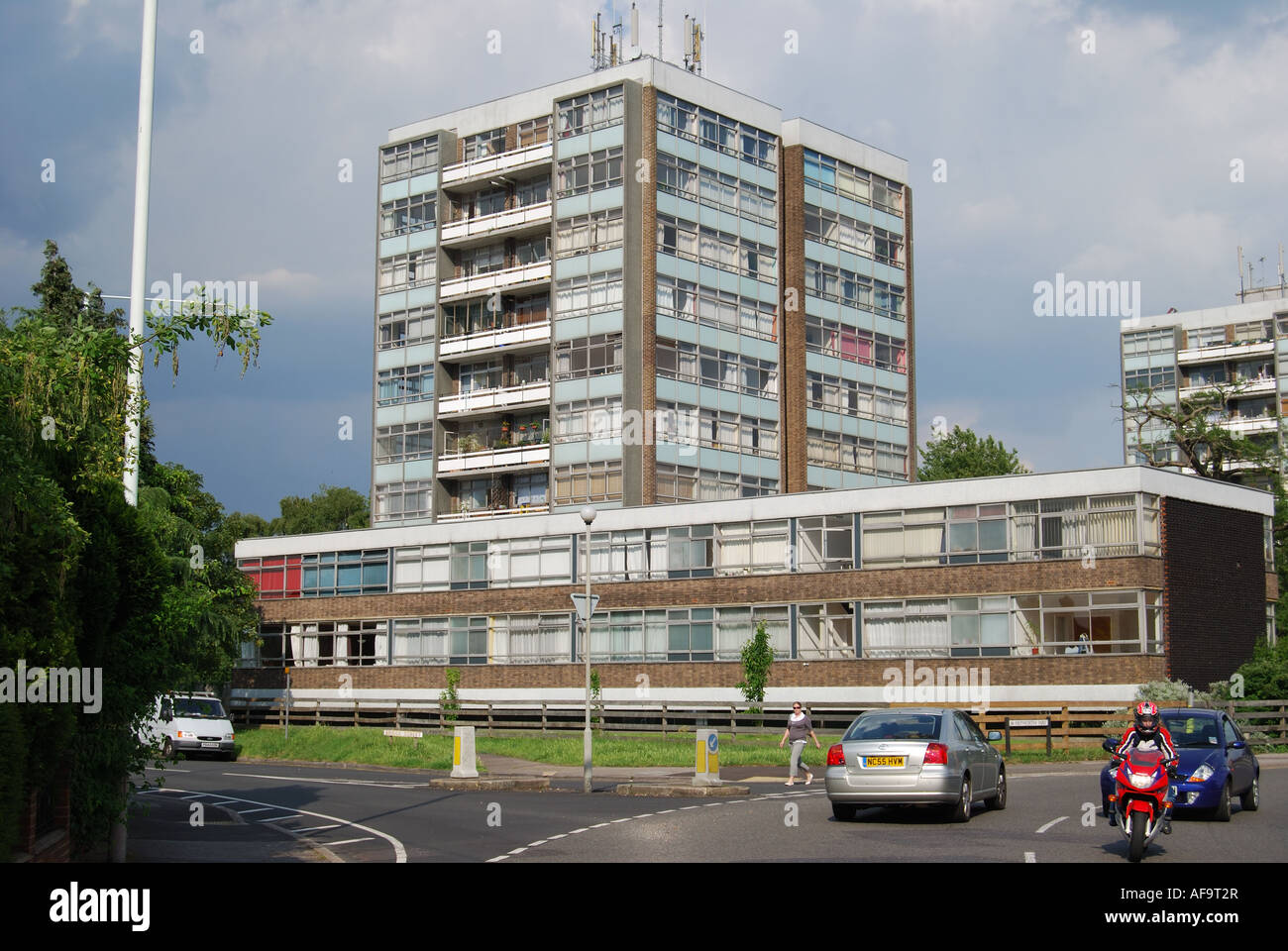 Block of council flats, WaltononThames, Surrey, England, United