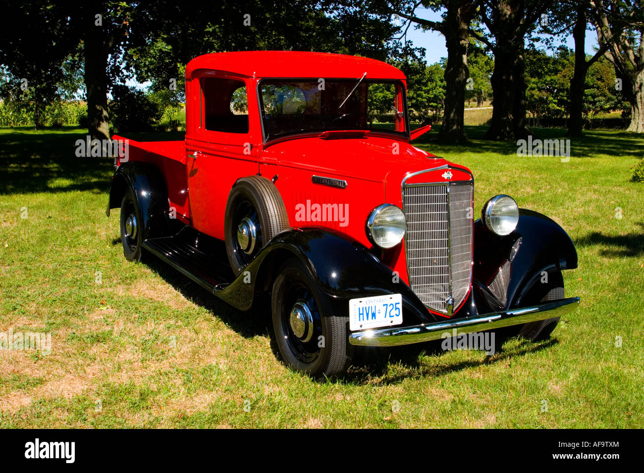 1936 International C 1 Pickup Truck Stock Photo