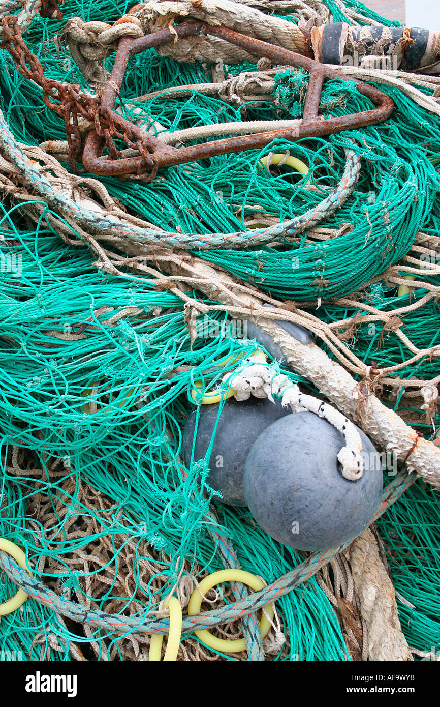 Fischerei Netze Fishing nets Stock Photo