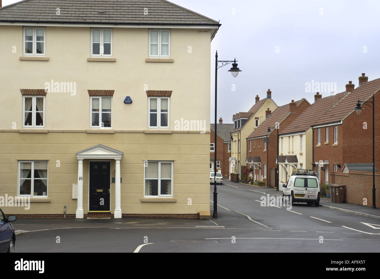 New Estate in Gillingham North Dorset Stock Photo Alamy