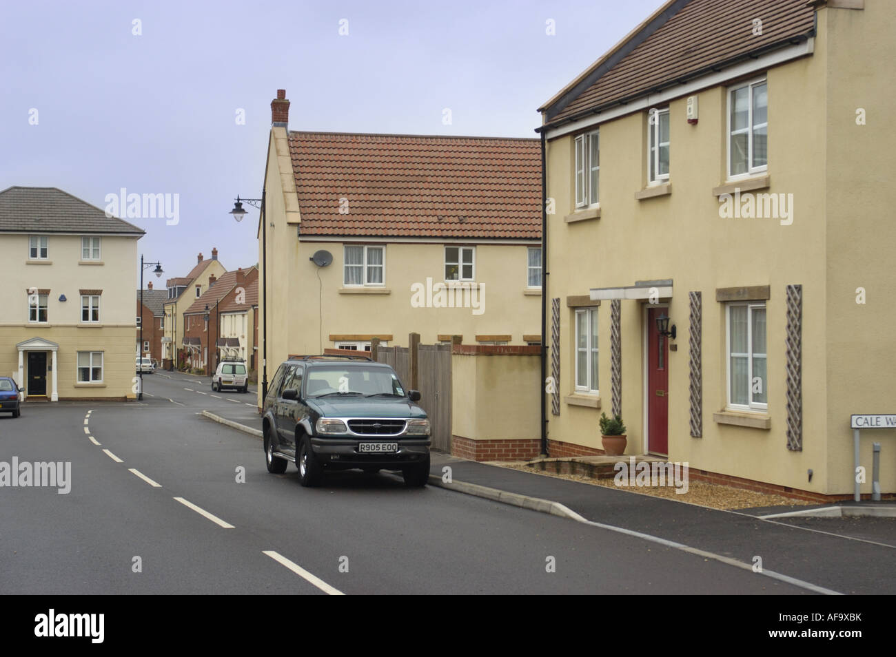 New Estate in Gillingham North Dorset Stock Photo Alamy
