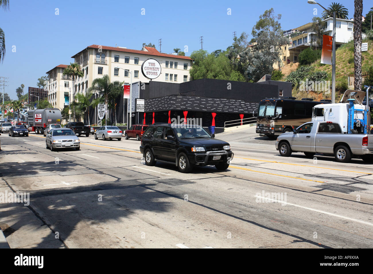 Sunset strip, Los Angeles. United States of America. Stock Photo