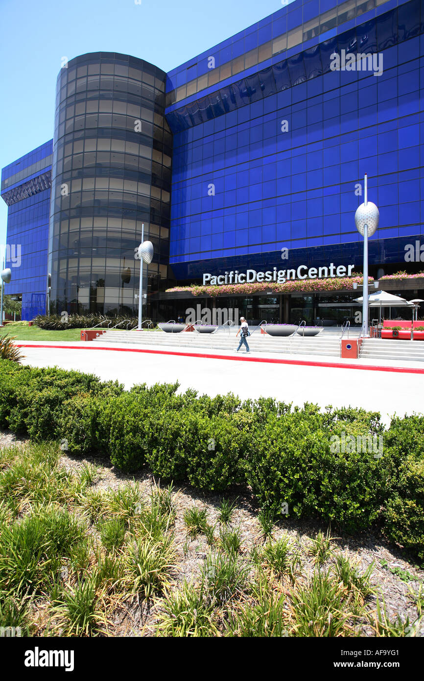 Pacific Design Center, West Hollywood, Los Angeles, California, U.S.A Stock Photo