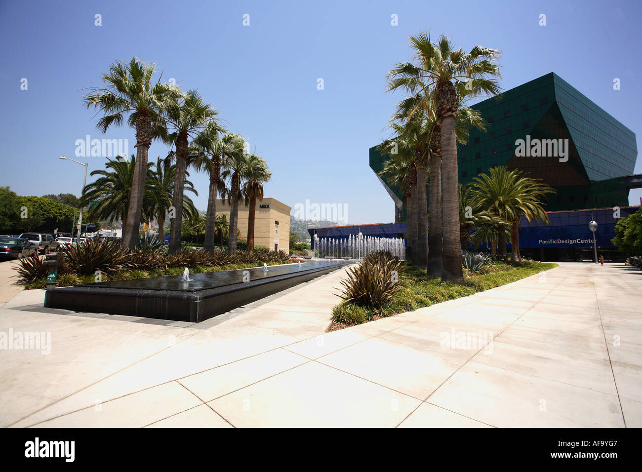 Pacific Design Center, West Hollywood, Los Angeles, California, U.S.A Stock Photo