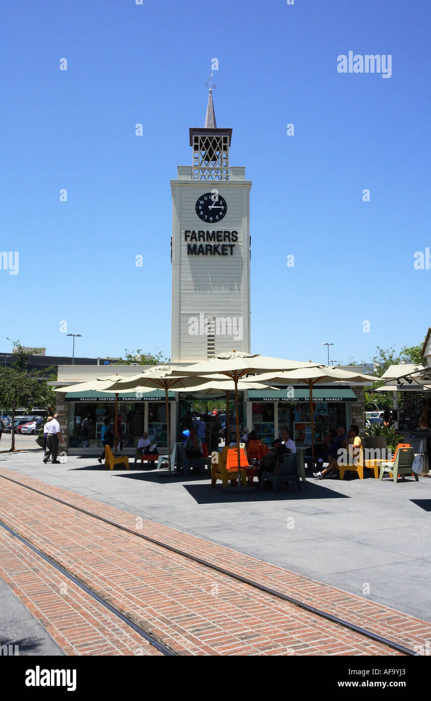 Farmers market shopping centre Los Angeles. California, United States of America. Stock Photo