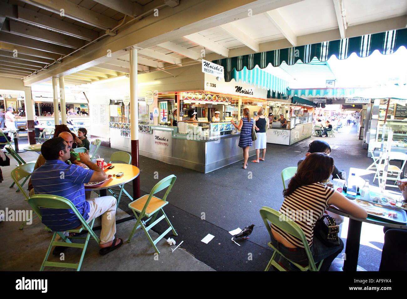 Farmers market shopping centre Los Angeles. United States of America. Stock Photo