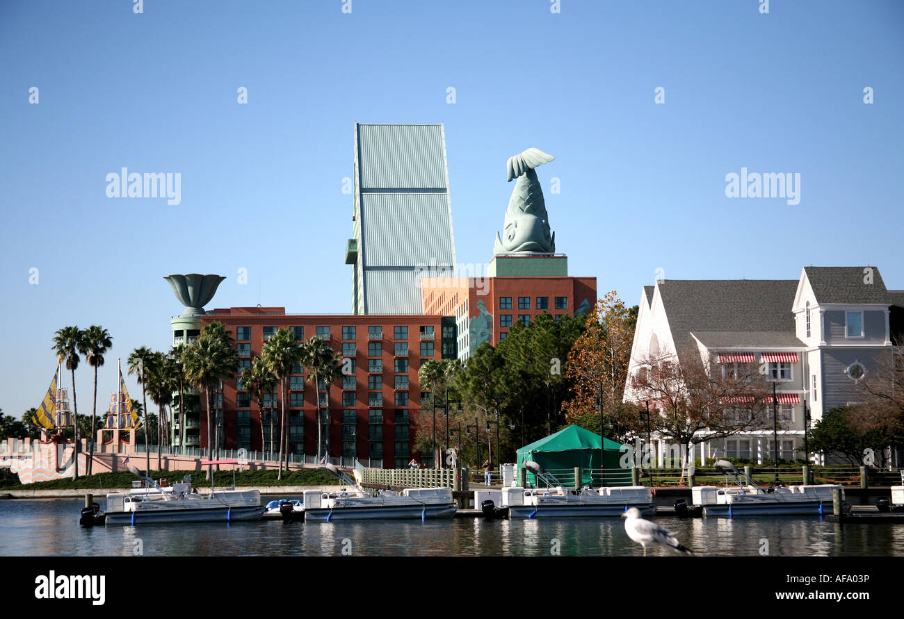 Epcot Center Walt Disney World Orlando Florida view of the Dolphin