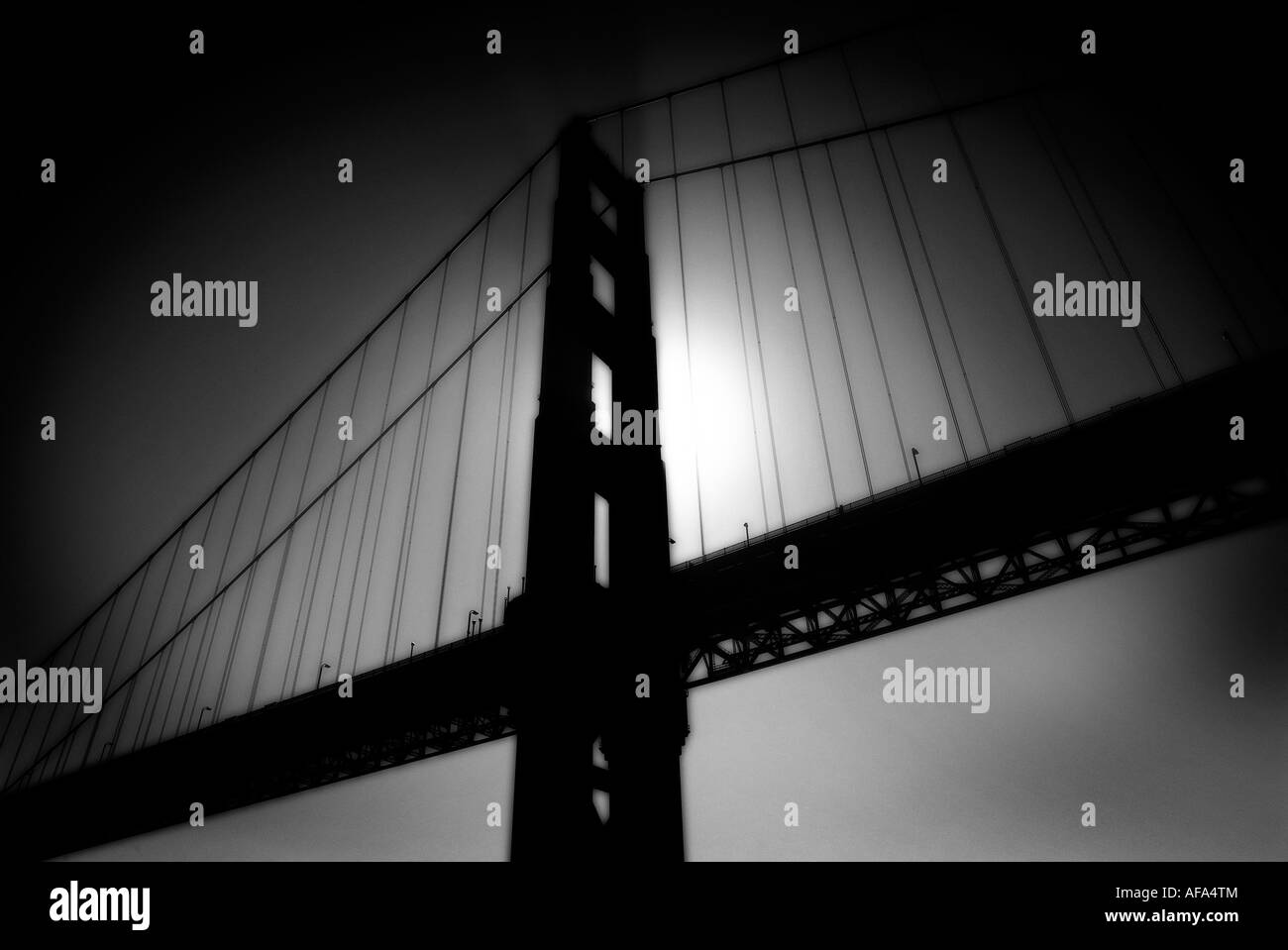 The Golden Gate Bridge. San Francisco Bay. California State. USA Stock Photo