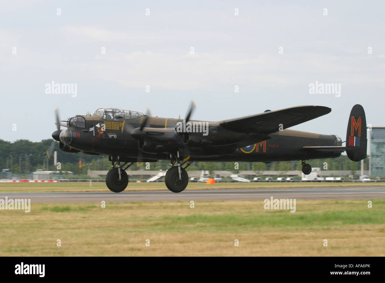 UK Air Force Avro 683 Lancaster B1 Stock Photo