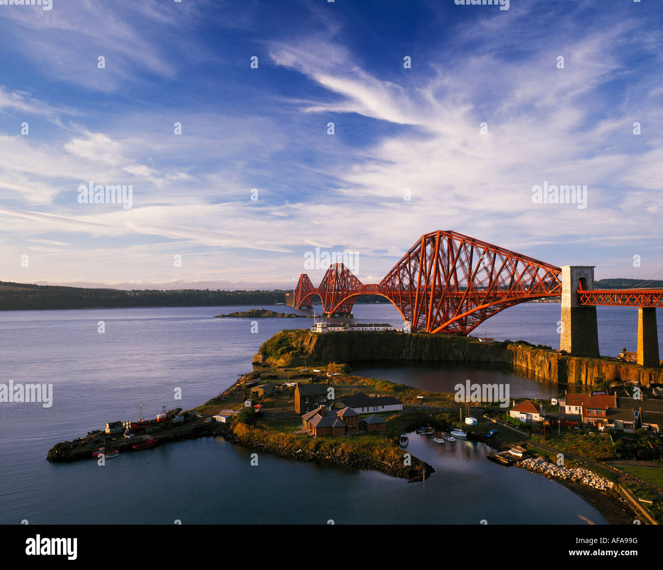 Forth Rail Bridge Fife Scotland UK Stock Photo Alamy