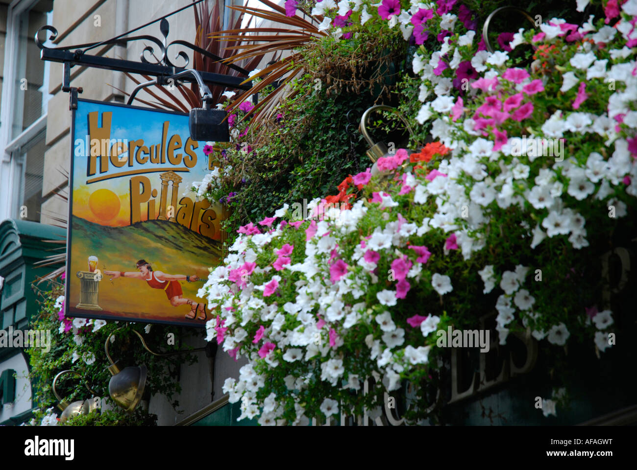 Hercules Pillars pub in Covent Garden London Stock Photo Alamy