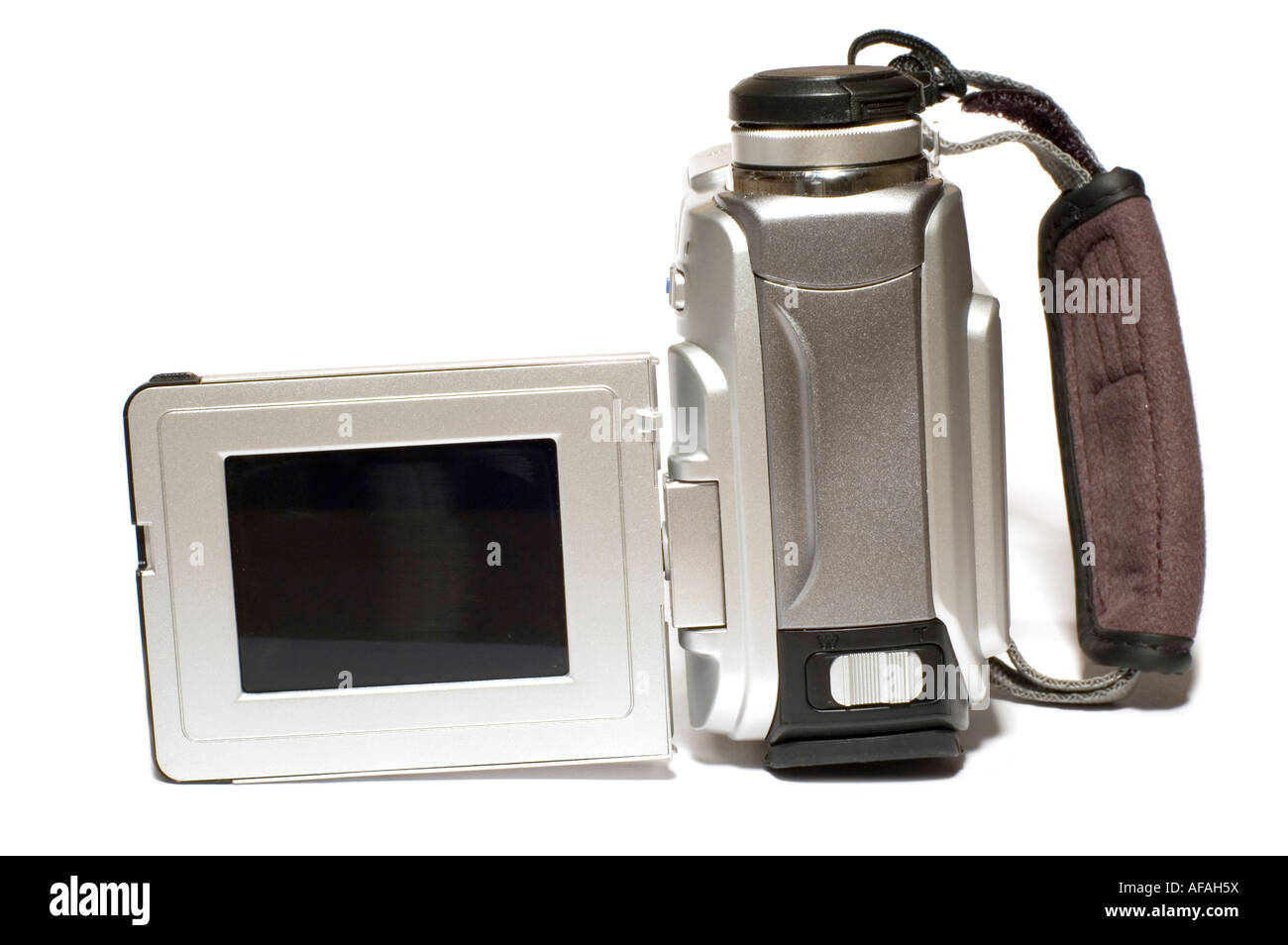 series object on white camera recorder Stock Photo Alamy