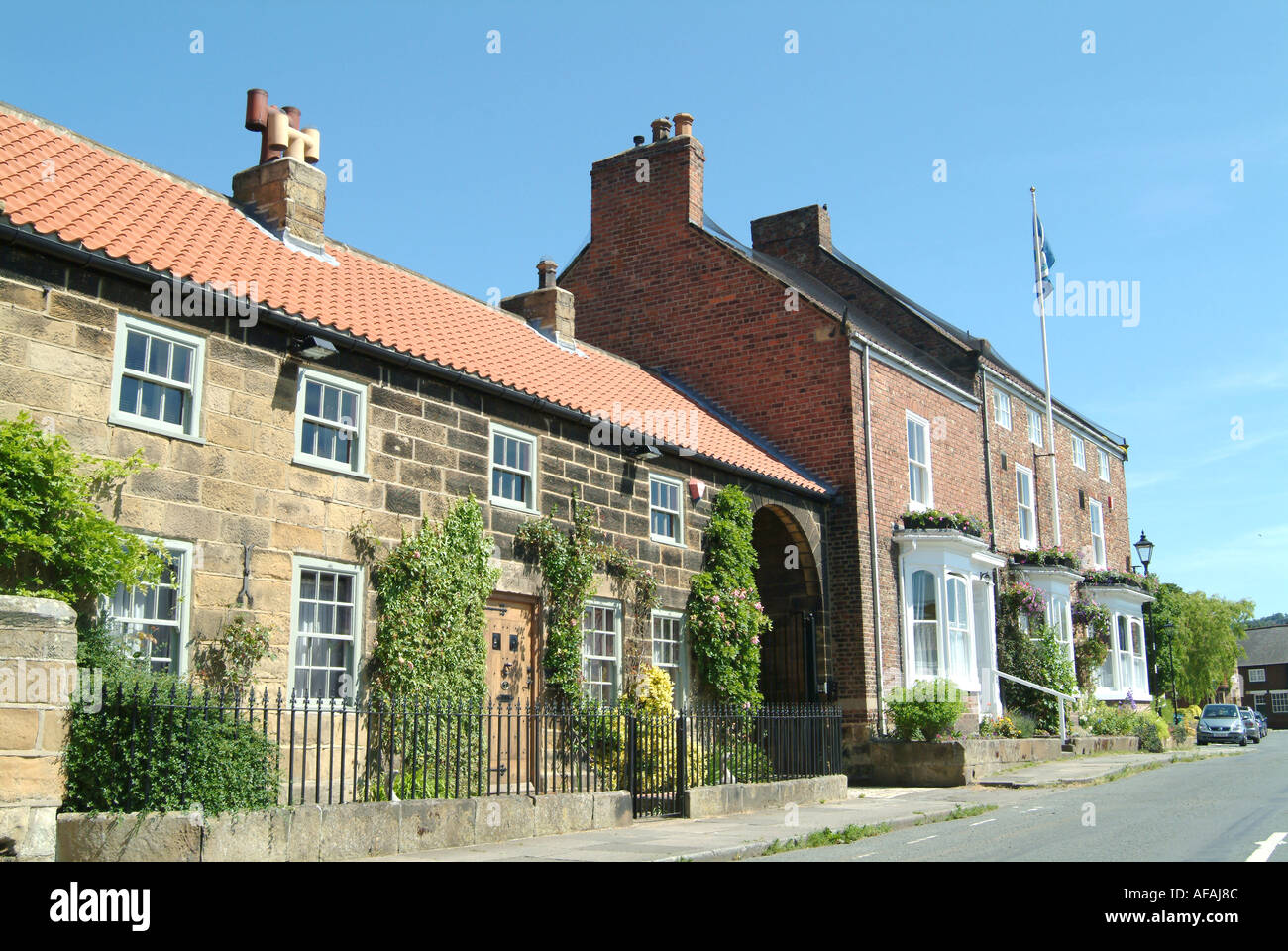 Great Ayton North Yorkshire Stock Photo Alamy