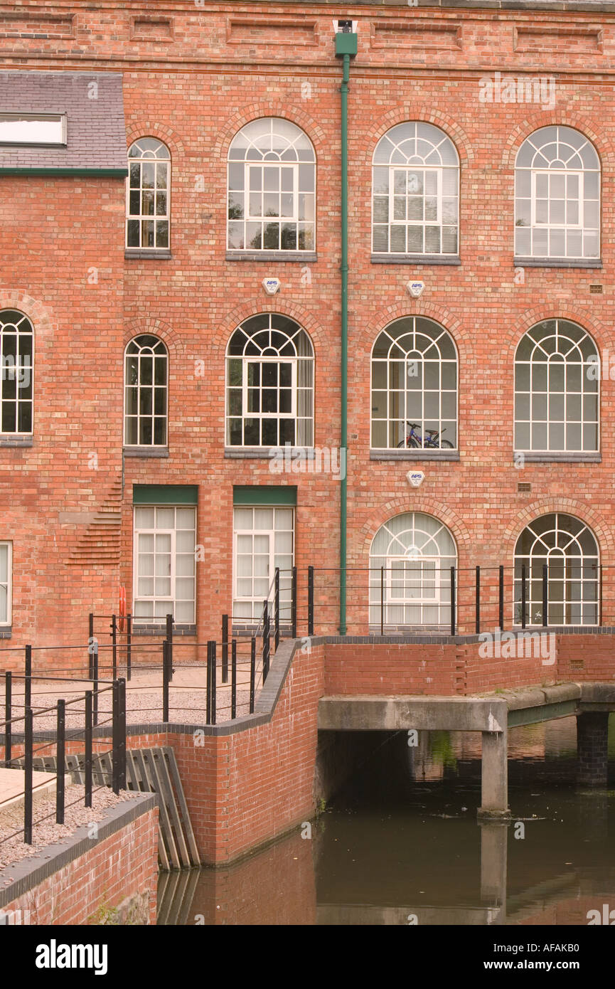 an old mill building converted into luxury housing in Quorn