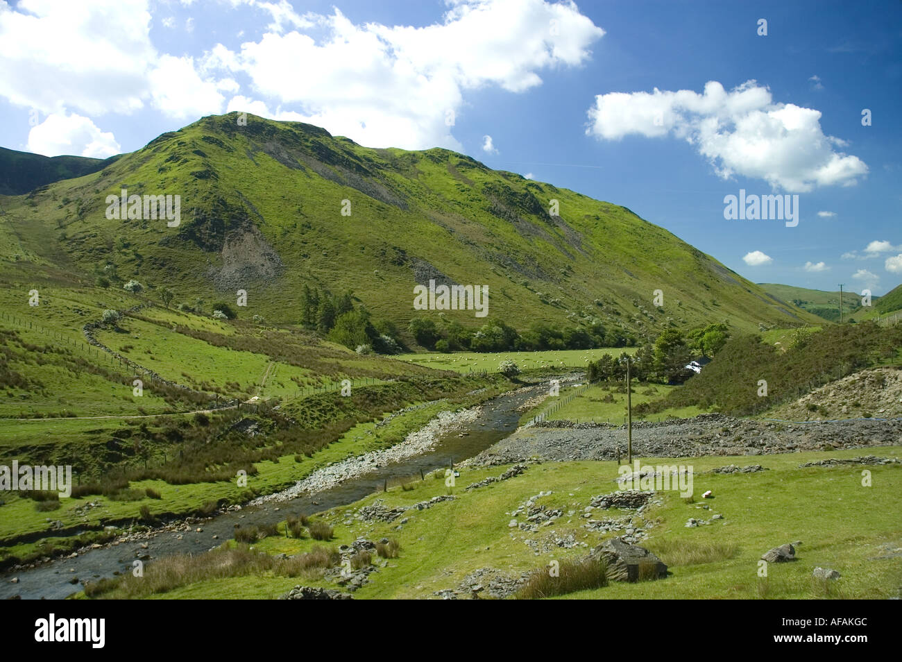 Landscape in the Cambrian Mountains, Powys, Wales GB Stock Photo Alamy