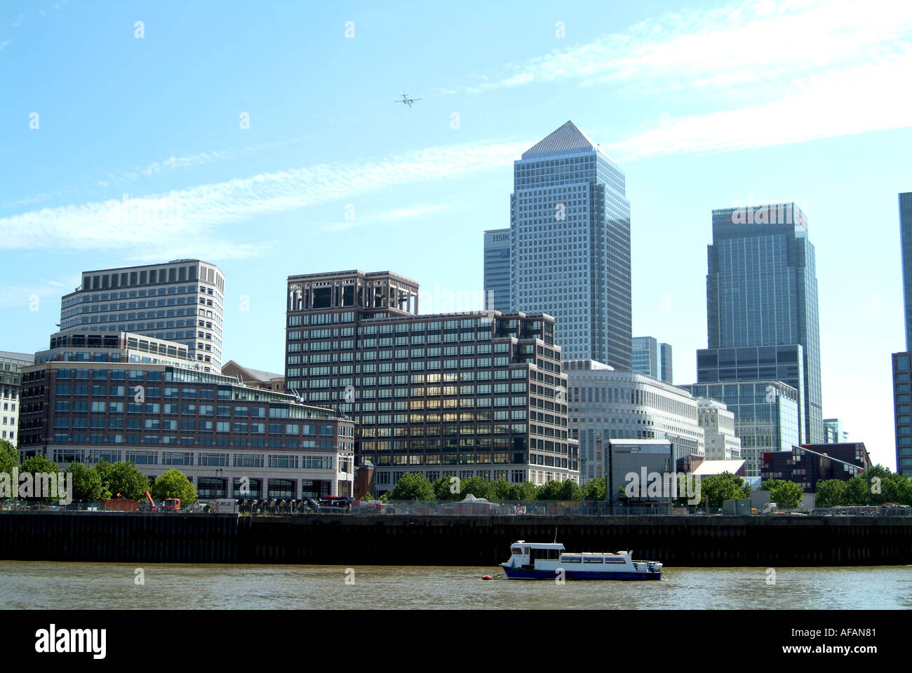 London Docklands Canary Wharf buildings Stock Photo - Alamy