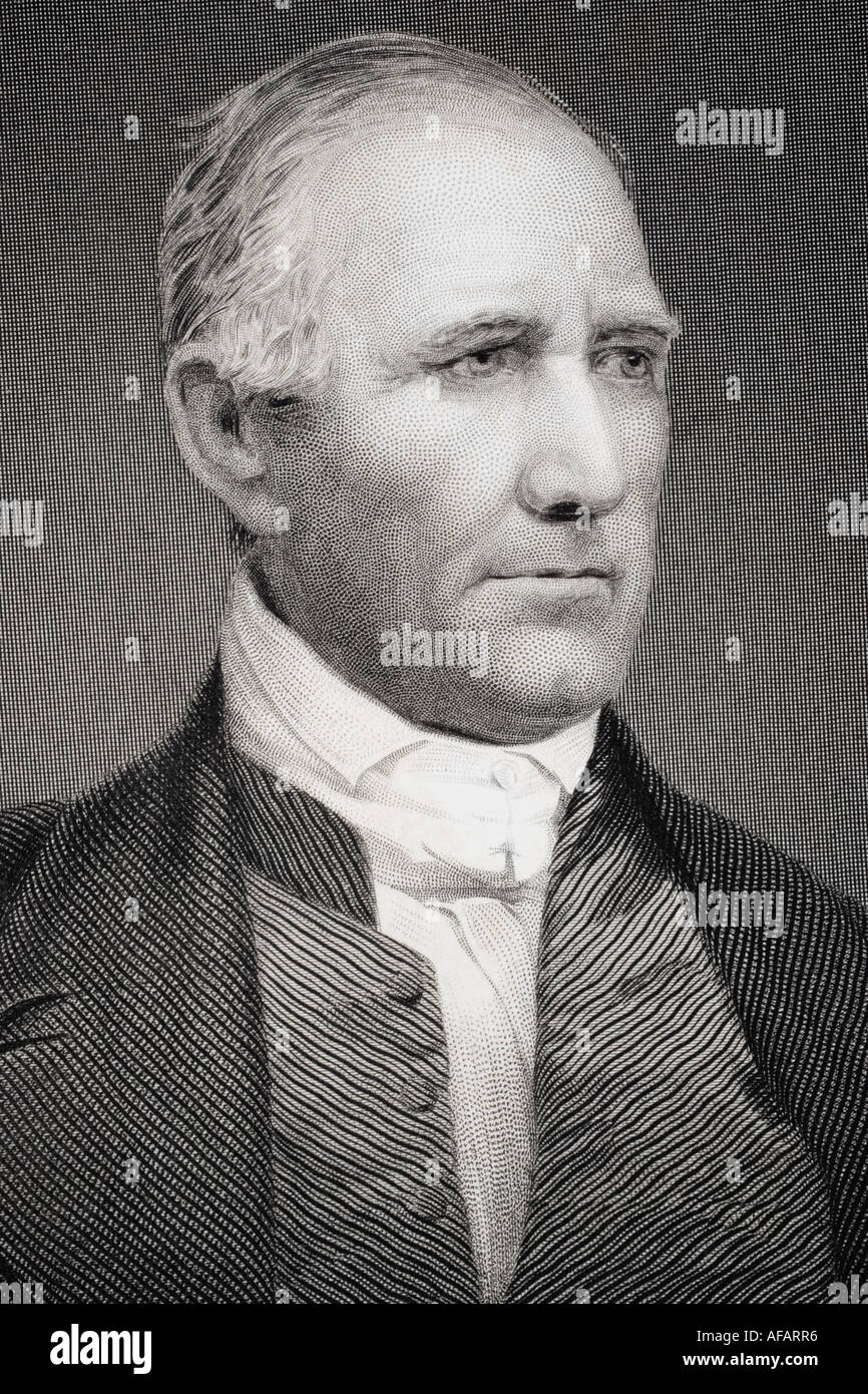 Samuel Houston, 1793 - 1863.  American statesman, politician and soldier. President of the Republic of Texas. Stock Photo