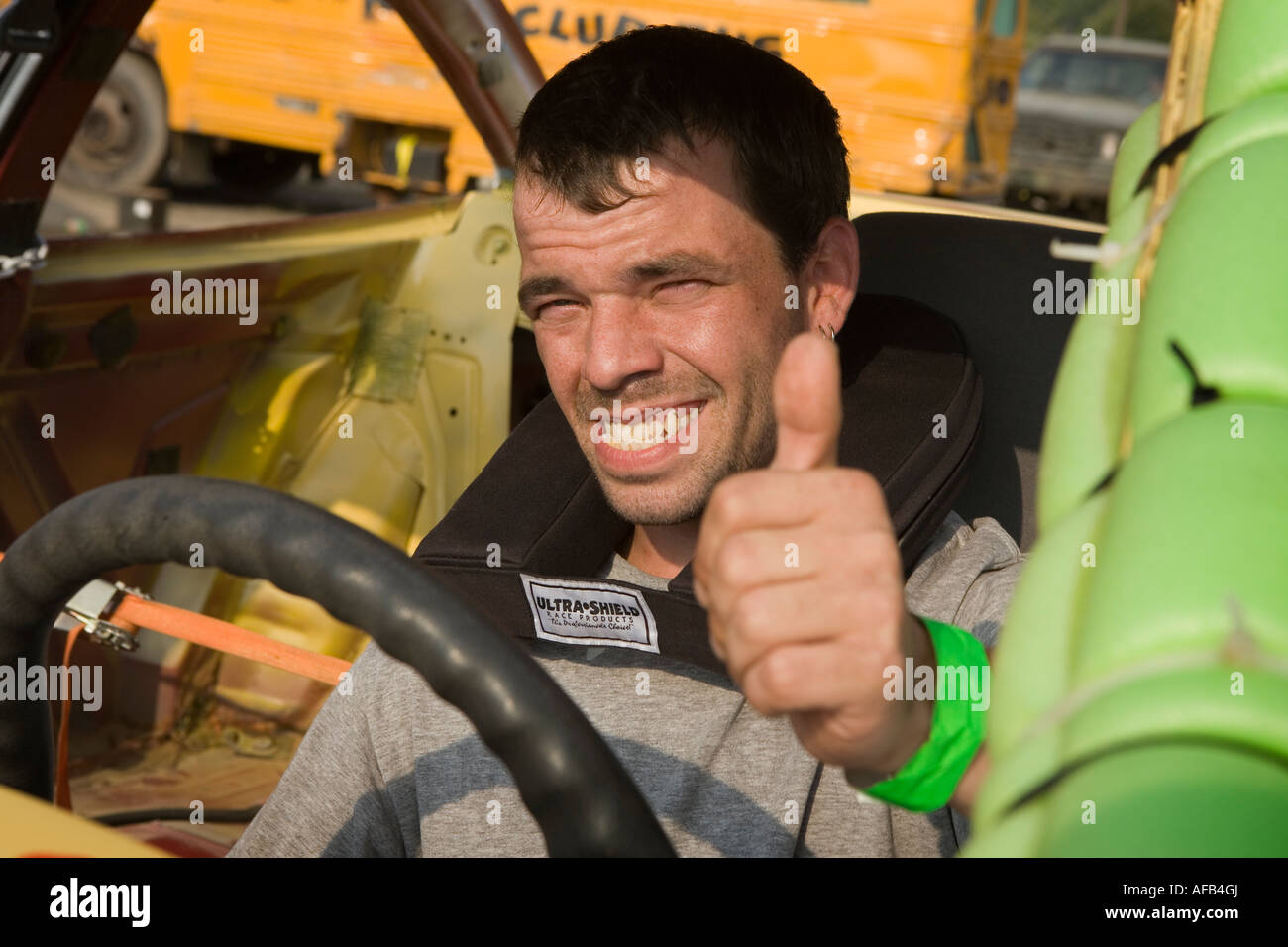Demolition Derby driver Fonda Fair 2007 Montgomery County New York