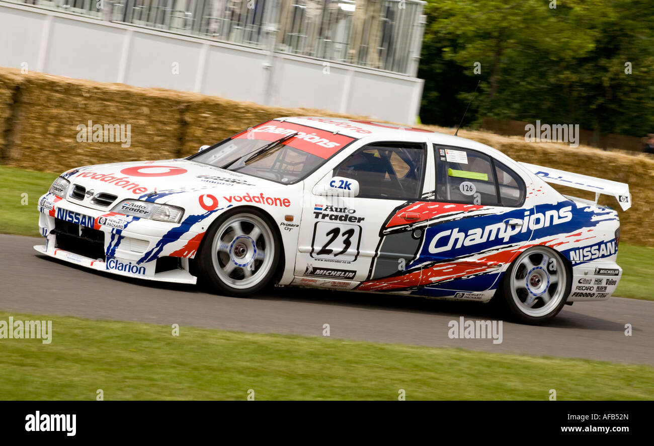 1999 Nissan Primera BTCC championship contender, Goodwood Festival of Speed, Sussex, UK. Stock Photo