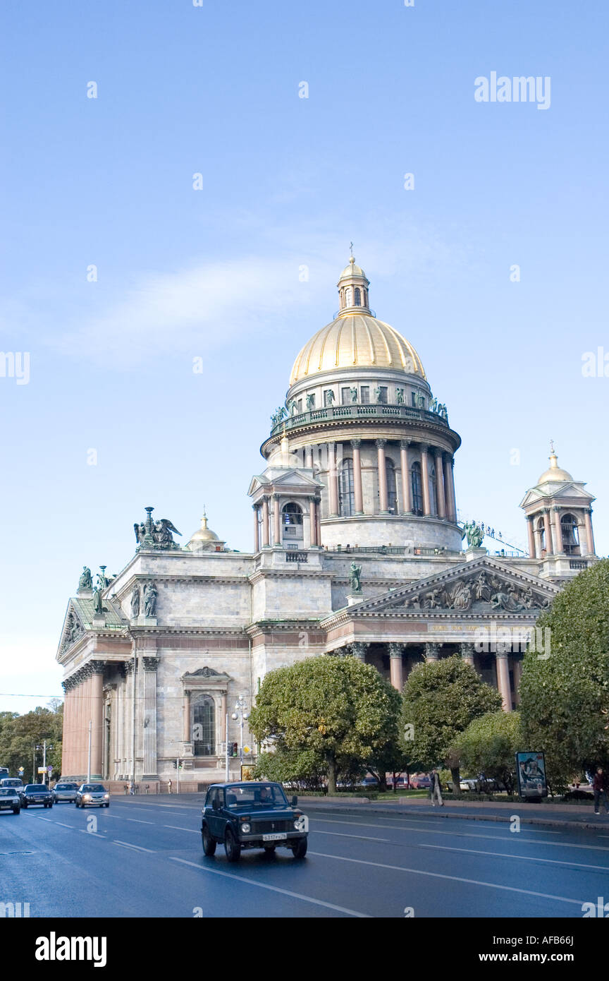 saint isaac's cathedral in saint petersburg russia Stock Photo