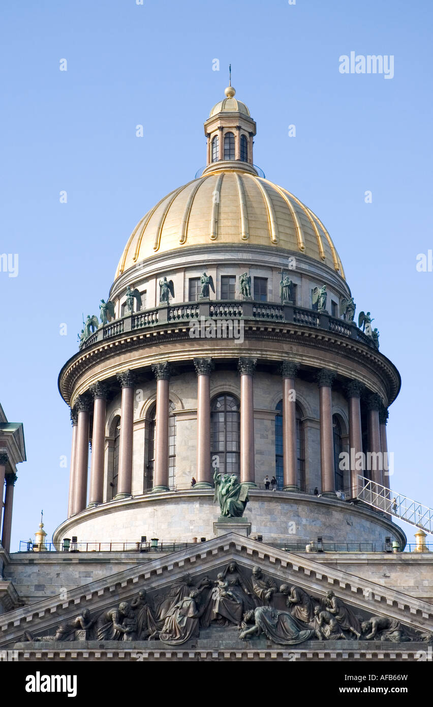 saint isaac's cathedral in saint petersburg russia Stock Photo