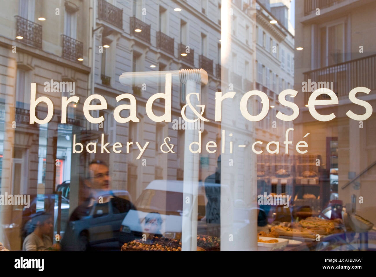 Bread and Roses Cafe Bistrot on the left bank of Paris France 2007 Stock Photo Alamy