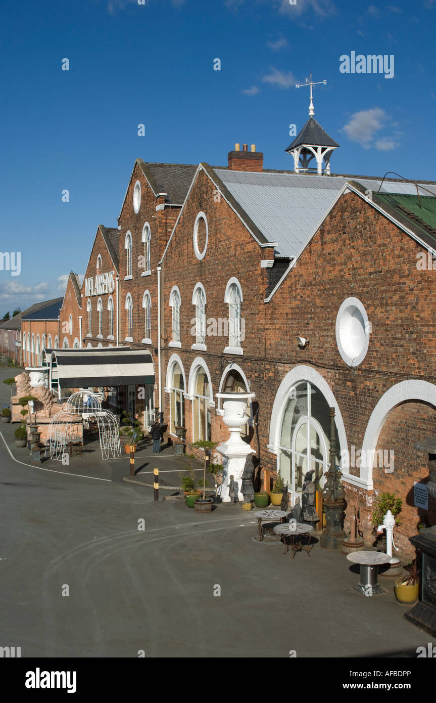 former Cambrian railway buildings now converted to a furniture