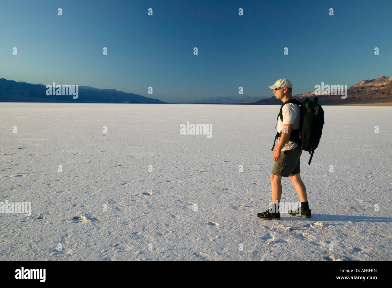 Hiking in Death Valley Stock Photo - Alamy