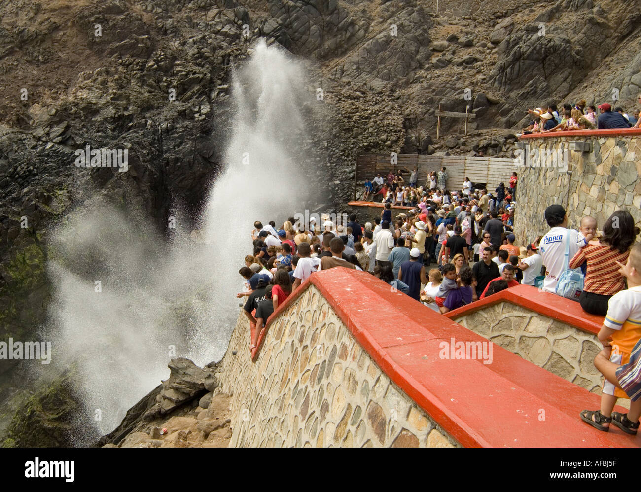 La Bufadora Mexico Stock Photo Alamy